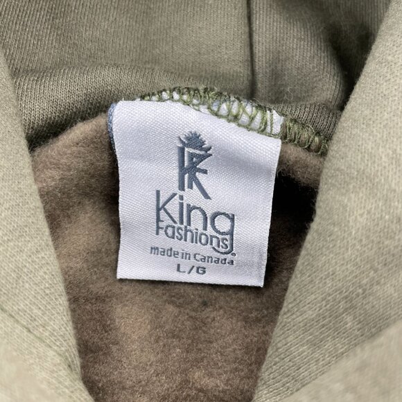 University of Alberta Faculty of Agriculture Hoodie Sweater Size Large L Green - Picture 4 of 8